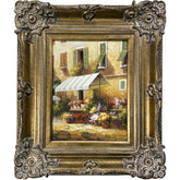 Oil on Canvas House of Flowers Decorative Painting