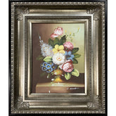 Oil on Canvas Vitange Floral Decorative Painting