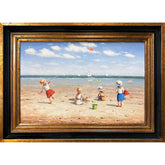 Rio Oil on Canvas At The Beach Decorative Painting