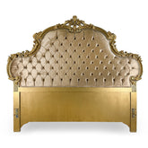 Kingsize Bed Gold Leaf Antique Finish