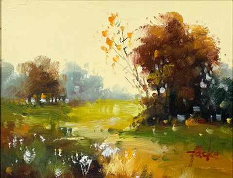 Oil on Canvas Landscape Decorative Painting