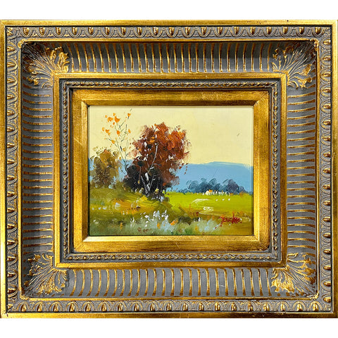 Oil on Canvas Autumn Landscape Decorative Painting