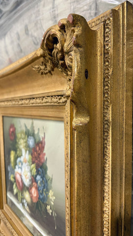 Oil on Canvas Floral Still Life Decorative Painting