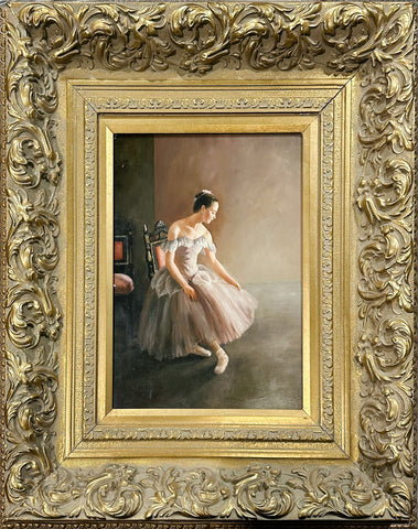 Oil on Board Ballerina Decorative Painting