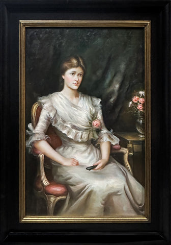 Oil on Canvas Miss Margaret Henderson After John William Waterhouse Decorative Painting