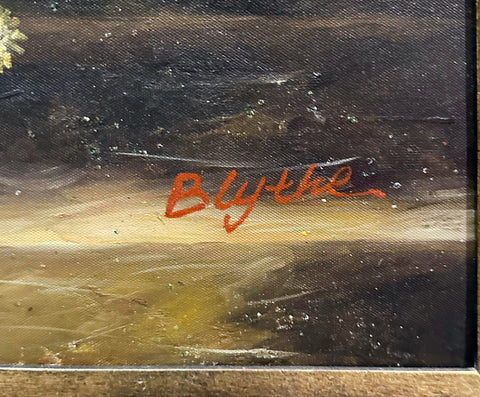 Blythe Oil on Canvas Floral Still Life Decorative Painting