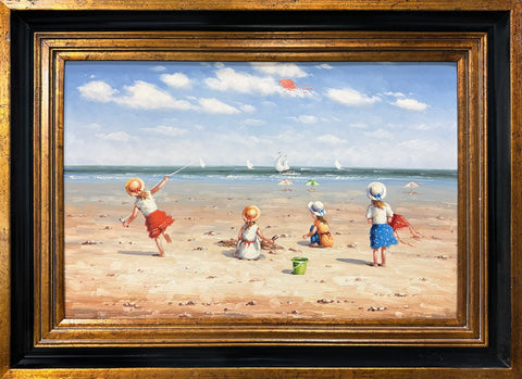 Rio Oil on Canvas At The Beach Decorative Painting