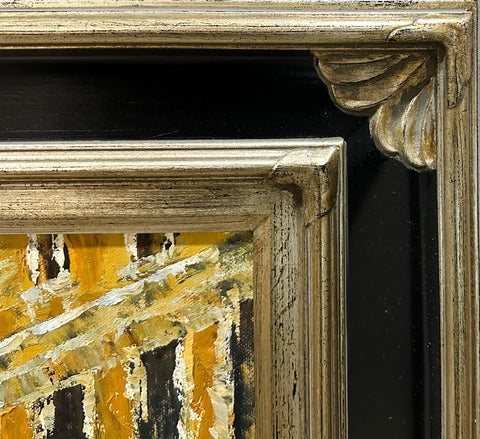 Oil on Canvas Paris Street Decorative Painting
