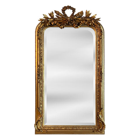 Mirror and Table Set Gold Leaf