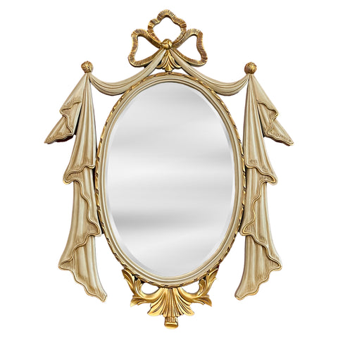 Mirror and Table Set Gold Leaf