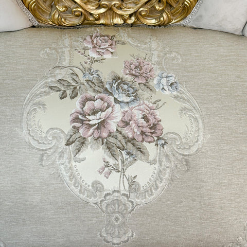 Antique Finish Settee Gold Leaf