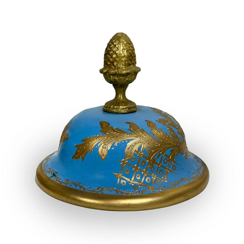 Porcelain Vase with Brass