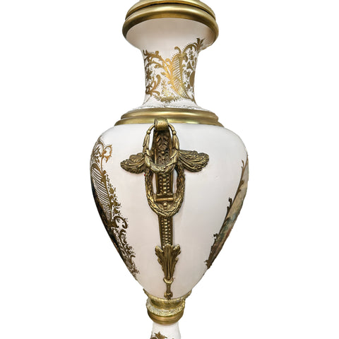 Porcelain Vase with Brass
