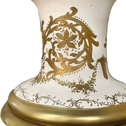 Porcelain Vase with Brass