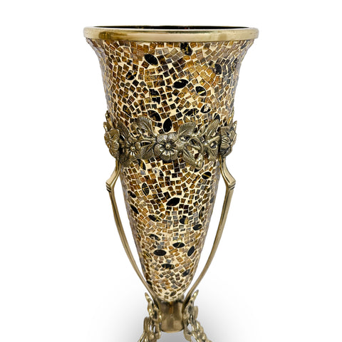 Tall Vase Indian Brass