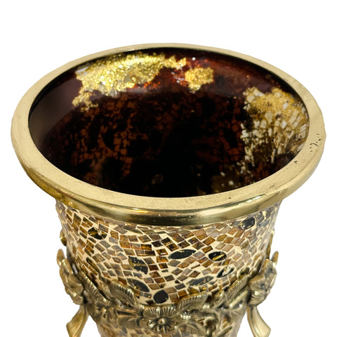 Tall Vase Indian Brass