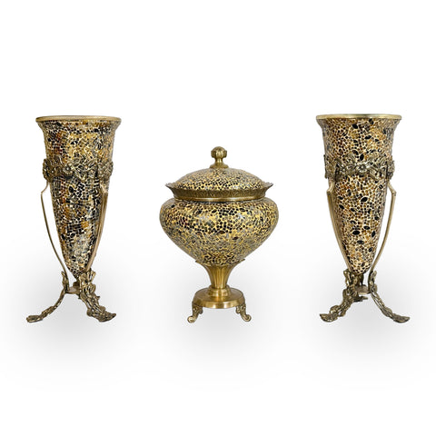 Tall Vase Indian Brass