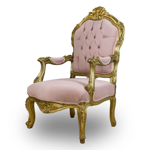 Antique Finish 6 Piece Openarm Sofa Set Gold Leaf