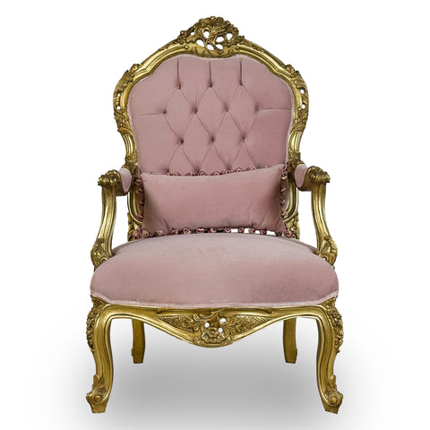 Antique Finish 6 Piece Openarm Sofa Set Gold Leaf