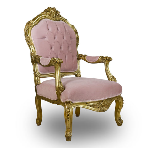 Antique Finish 6 Piece Openarm Sofa Set Gold Leaf