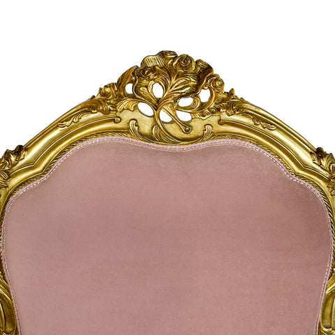 Vintage Elegant Luxury Pink Armchair Interior Design
