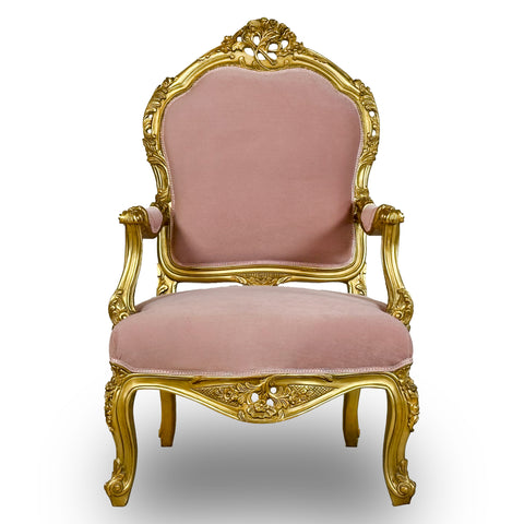 Antique Finish 6 Piece Openarm Sofa Set Gold Leaf