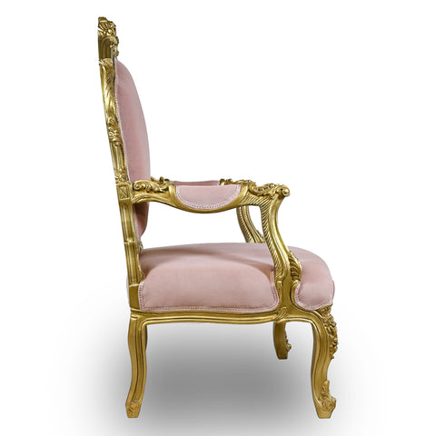 Vintage Elegant Luxury Pink Armchair Interior Design