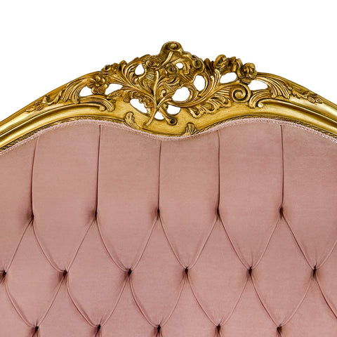 Antique Finish 6 Piece Openarm Sofa Set Gold Leaf