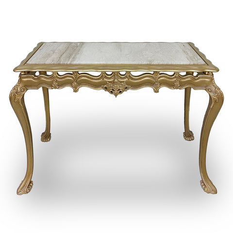 4 Legs Table Gold Leaf